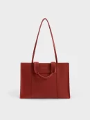 Shalia Tote Bag - Brick