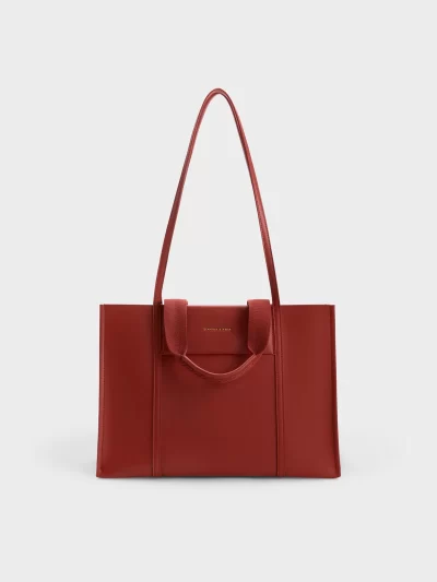 Shalia Tote Bag - Brick